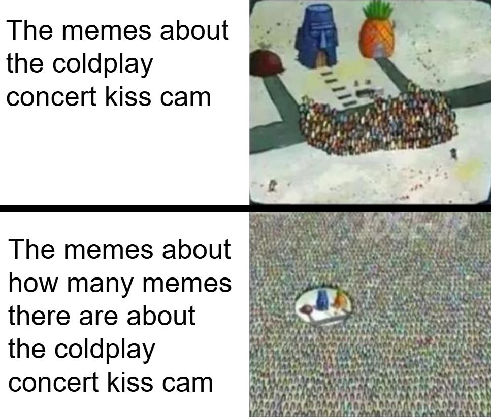 there are too many of both of them - memes content on JollySwipe