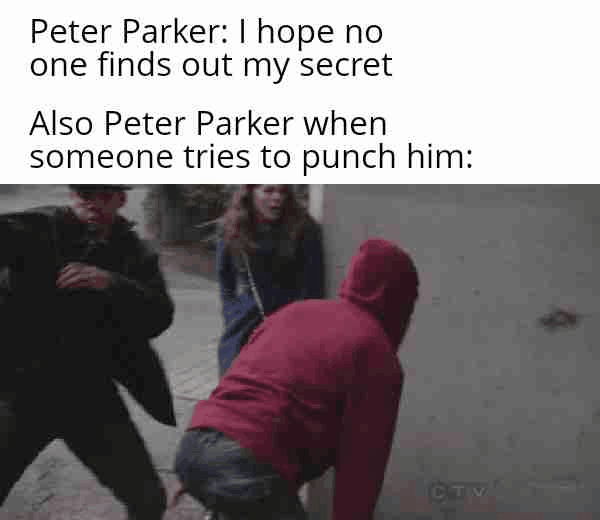 With great power comes - memes content on JollySwipe