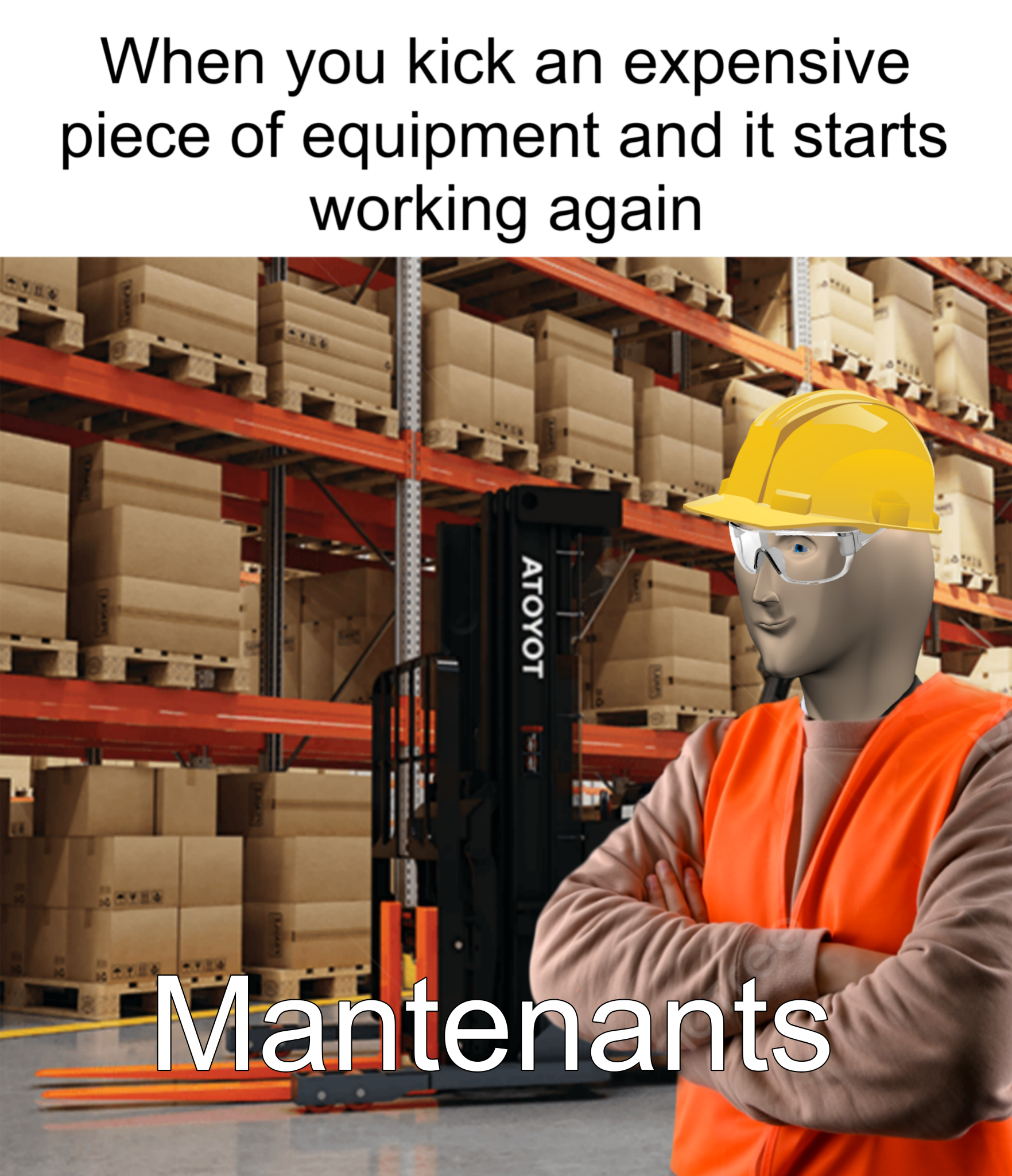 Saw a meme someone else made and felt inspired to make one of my own experience at work - memes content on JollySwipe